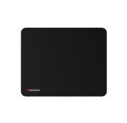 Genesis Carbon 500 Alfombrilla XL Logo - 500X400X2.5MM - Superficie de Tela - Base de Goma Antideslizante - Color Negro