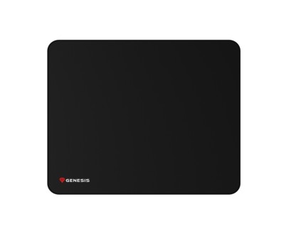 Genesis Carbon 500 Alfombrilla XL Logo - 500X400X2.5MM - Superficie de Tela - Base de Goma Antideslizante - Color Negro
