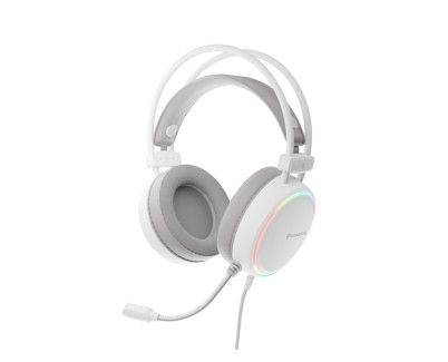 Genesis Neon 613 G2 Auricular Gaming - Altavoz 50mm -  Microfono de Condensador - RGB - Jack 3.5 - Color Blanco