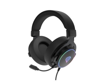 Genesis Neon 764 Auricular Gaming - Altavoz 50mm - Microfono - 7.1 Virtual -  RGB - USB - Color Negro