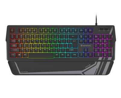 Genesis Rhod 350 Teclado Gaming Membrana - RGB - Anti-ghosting  - Disposicion Espa&ntilde;ola - Color Negro