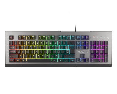Genesis Rhod 500 Teclado Gaming Membrana - RGB - Anti-ghosting - Disposicion Espa&ntilde;ola - Color Negro