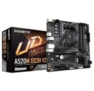 Gigabyte A520M DS3H V2 Placa Base AMD AM4 4xDDR4 - M.2, SATA, PCIe3.0 - HDMI, DisplayPort, DVI, RJ-45, USB 3.2 - MicroATX