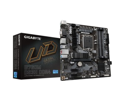 Gigabyte B760M DS3H Placa Base Intel LGA1700 4x DDR4 - M.2, SATA, PCIe4.0, HDMI, Displayport, USB 3.2, USB-C - MicroATX