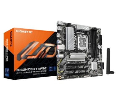 Gigabyte B860 DS3H Placa Base Intel 1851 4x DDR5 - M.2, SATA, PCIe3.0 - HDMI, VGA, DP, RJ-45, USB 3.2 - MicroATX