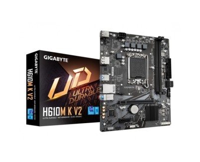 Gigabyte H610M H V2 Placa Base Intel 1700 - 2x DDR5 - HDMI, DisplayPort - MicroATX