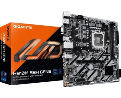 Gigabyte H810M S2H GEN5 Placa Base Intel 1851 2x DDR5 - M.2, SATA, PCIe4.0 - HDMI, DisplayPort, VGA, RJ-45, USB 3.2 - MicroATX