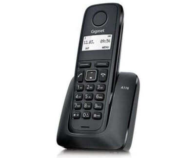 Gigaset A116 Telefono Inalambrico Dect con Identificador de Llamadas - Agenda de 50 Contactos - 10 Melodias