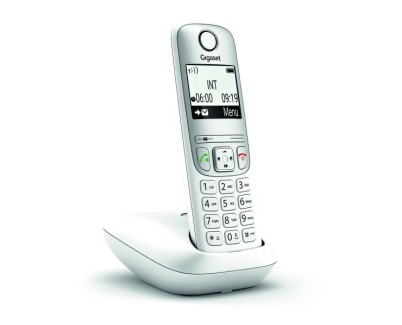 Gigaset A690 Telefono Inalambrico Dect - Identificador de Llamadas - Manos Libres - Control de Volumen - Color Blanco