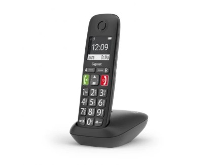 Gigaset E290 Telefono Inalambrico Dect - Pantalla Grande en B/N - Teclas con Numeros Grandes - Volumen con Funcion Amplificador - Gran Autonomia