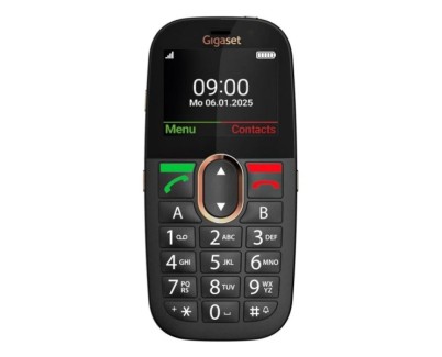 Gigaset GL695 Telefono Movil para Mayores Pantalla 2.31\" - 4G - Botones Grandes - Base de Carga - Color Negro