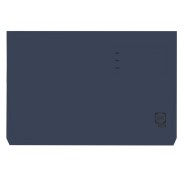 Gio By Elba Subcarpeta con Bolsa y Solapa Folio - Azul Intenso - 320gr Cartulina - Practica Bolsa y Solapa - Ideal para Documentos Importantes