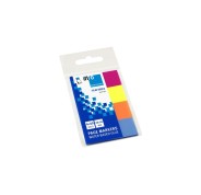 Global Notes inFO Pack de 4 Blocs de 40 Marcadores de Pagina 50 x 20mm - Colores Amarillo, Naranja, Azul y Rosa