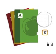 Golden Basic Pack de 10 Libretas Grapadas A5 50 Hojas 60grs Cuadricula - Colores Surtidos