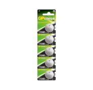 GP Lithium Pack de 5 Pilas Litio de Boton CR2450 3V