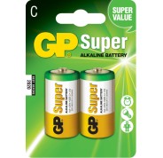 GP Pack de 2 Pilas Super Alcalinas LR14 C 1.5V