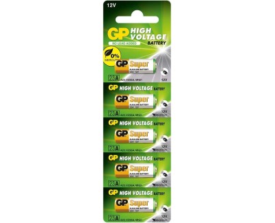 GP Pack de 5 Pilas Alcalinas 23A 12V