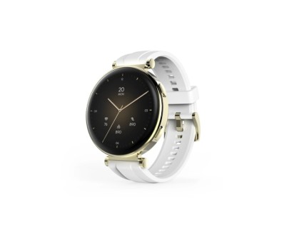 Hama 7000 Reloj Inteligente Smartwatch - Bluetooth 5.3 - Bateria 300mAh - Pantalla AMOLED 1.32\" - IP68 - Resistencia al Agua 3 Atm - Pulsera de Silicona - 4.3x1.2x5.1cm - Color Blanco
