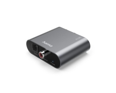 Hama Ac90 Convertidor de Audio Digital a Analogico - 5V - Cable 1m - RCA - Fibra Optica - 4.91x5.738x1.68cm - Color Plata
