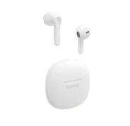 Hama Action One Auriculares con Microfono Omnidireccional - Bluetooth - Rango 10m - Asistente de Voz - Carga por USB-C - Color Blanco