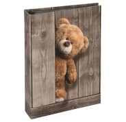 Hama Album de Fotos - Capacidad para 200 Fotos 10x15cm - Insercion Lateral - Tapa Plastificada - 19x25cm - Color Marron