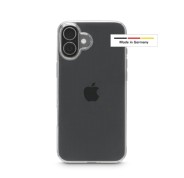 Hama Always Clear Funda para iPhone 17 - Antideslizante - Poliuretano Termoplastico - Bordes Elevados - Color Transparente