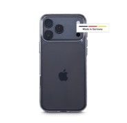 Hama Always Clear Funda para iPhone 17 Pro Max - Antideslizante - Poliuretano Termoplastico - Bordes Elevados - Color Transparente