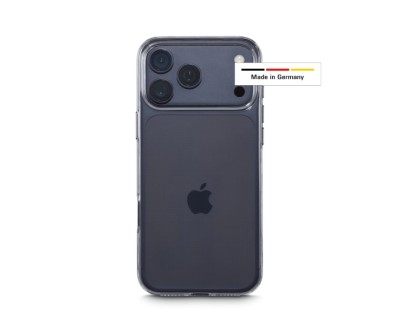 Hama Always Clear Funda para iPhone 17 Pro Max - Antideslizante - Poliuretano Termoplastico - Bordes Elevados - Color Transparente