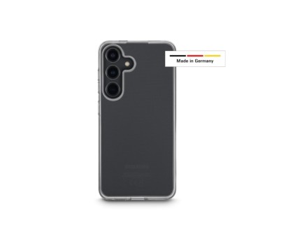 Hama Always Clear Funda para Samsung Galaxy S24 - Antideslizante - Poliuretano Termoplastico - Bordes Elevados - Color Transparente