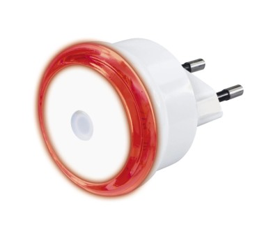 Hama Basic Luz LED Nocturna con Enchufe - IP20 - Sensor de Luz - 5x5x7cm - Color Blanco