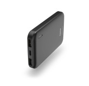 Hama Bateria Externa Powerbank 5000mAh - Polimero de Litio - USB-C - USB-A - Carga Rapida - 2 Conexiones de Salida - Indicador LED de Carga - 14.5x102x64mm - Color Gris