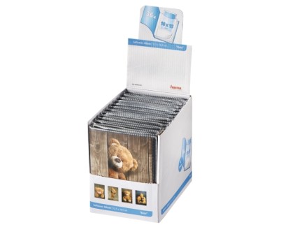 Hama Batzi Album de Fotos - Capacidad para 36 Fotos 10x15cm - Tapa Blanda - Insercion Desde Arriba - 12.5x16.5cm - Colores surtidos