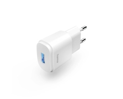 Hama Cargador de Pared - Potencia 6W - USB-A - Color Blanco