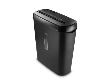 Hama Classic S61 Destructora de Papel Manual - 180W - 8L - Destruye hasta 6 Hojas - Velocidad 2.8m/min - Corte en Tiras P-2 - Destruye Bandas Magneticas y Tarjetas - 28.5x13.5x32.2cm - Color Negro