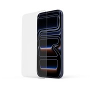 Hama Clear Protect Cristal Protector para iPhone 17 Pro Max - Antihuellas - Base de Montaje - Vidrio de Seguridad - Grado de Dureza 9H - Color Transparente