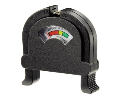 Hama Comprobador de Pilas y Baterias - Universal - Pantalla Analogica - Color Negro