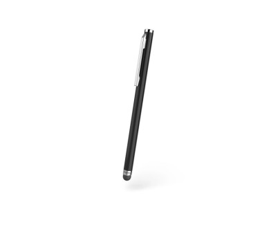 Hama Easy Lapiz Digital para Tablet y Smartphone - Cuerpo de Aluminio - Longitud de 106mm - Clip Integrado - Color Negro