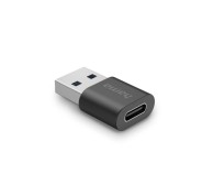 Hama Essential Adaptador USB - USB-C Hembra - USB-A Macho - 10 Gbit/s - Color Negro