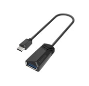 Hama Essential Adaptador USB - USB-C Macho - USB-A Macho - 5 Gbit/s - Color Negro