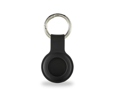 Hama Essential Funda para AirTag - Silicona Antiadherente - Color Negro