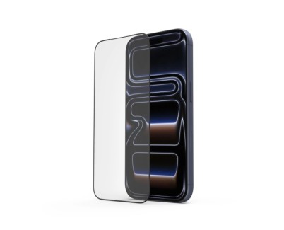 Hama Extreme Protect Cristal Protector para iPhone 17 Pro - Base de Montaje - Vidrio Templado - Antihuellas - Grado de Dureza 10H - Proteccion D3O - Color Transparente