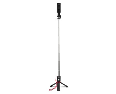 Hama Fancy Stand 70 II Palo Selfie con Tripode - Disparador Bluetooth 5.3 - Aluminio y Plastico - Extensible hasta 70cm - Color Negro