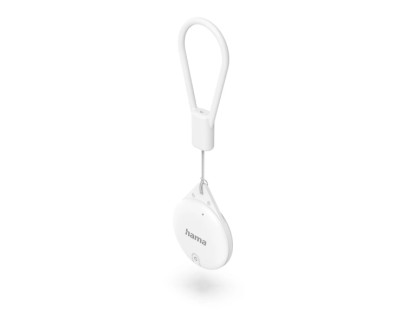 Hama Find My Localizador Antiperdida para Apple - Bluetooth - Policarbonato y Silicona - Autonomia hasta 240 Dias - Color Blanco
