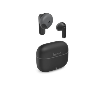 Hama Freedom Light II Auriculares con Microfono Omnidireccional - Bluetooth - Rango 10m - Asistente de Voz - Carga por USB-C - Color Negro