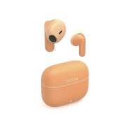 Hama Freedom Light II Auriculares Inalambricos con Microfono Omnidireccional - Bluetooth - Autonomia hasta 20h - Rango 10m - Asistente de Voz - Carga por USB-C - Color Naranja