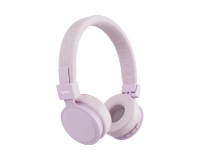 Hama Freedom Lit III Auriculares con Microfono Omnidireccional - Bluetooth - Plegable - Jack 3.5mm - Diadema Ajustable - Asistente de Voz - Carga por USB-C - Color Rosa