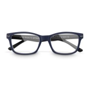 Hama Gafas de Lectura de +3.0 Dioptrias - Montura de Plastico Reciclado - Unisex - Color Azul y Negro