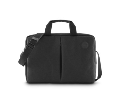 Hama Genua Maletin para Portatiles hasta 15.6\" - Poliester - Bandolera Ajustable - Bolsillo Frontal - 42.5x5x31cm - Color Negro