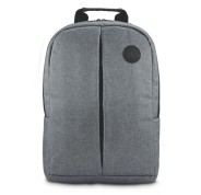 Hama Genua Mochila para Portatiles hasta 15.6\" - Capacidad 14L - Poliester - Interior Acolchado - Bolsillo Frontal - 35x46x9cm - Color Gris