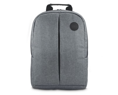 Hama Genua Mochila para Portatiles hasta 15.6\" - Capacidad 14L - Poliester - Interior Acolchado - Bolsillo Frontal - 35x46x9cm - Color Gris